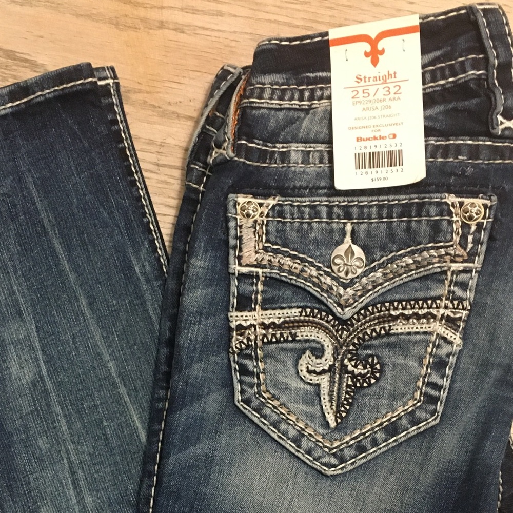 *NEW* Rock Revival jeans, straight fit, size 25/32